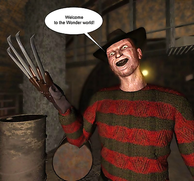 koszmar Freddy 3d porn..